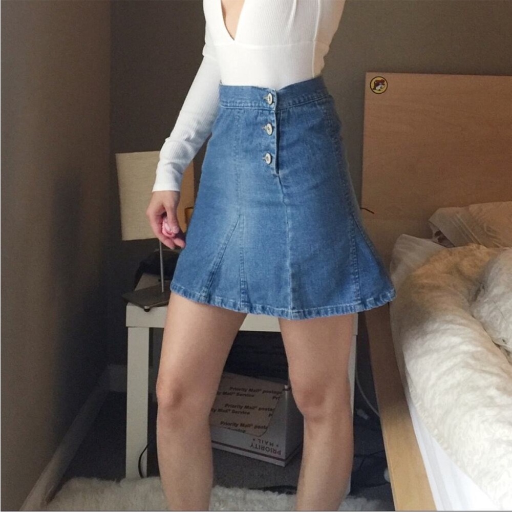 Cherokee Denim Skirt.-X9.